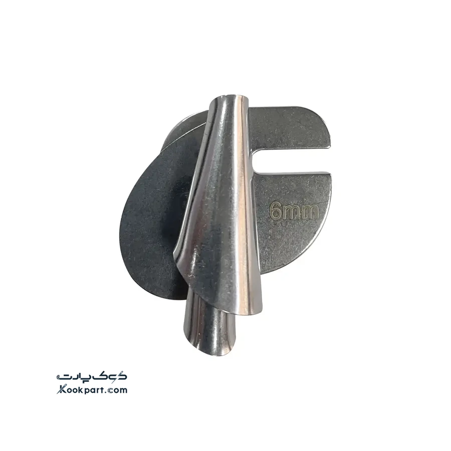 فولدر سه پیچ راسته دوز سایز 6 میلیمتر