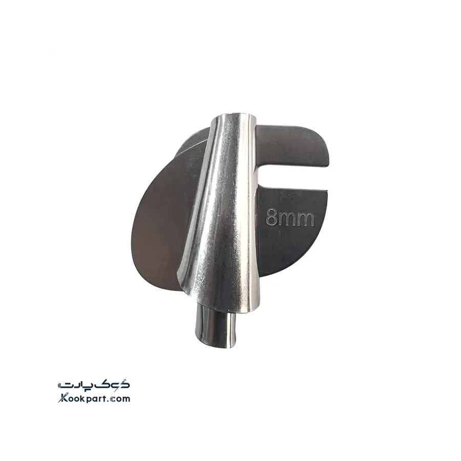 فولدر سه پیچ راسته دوز سایز 8 میلیمتر